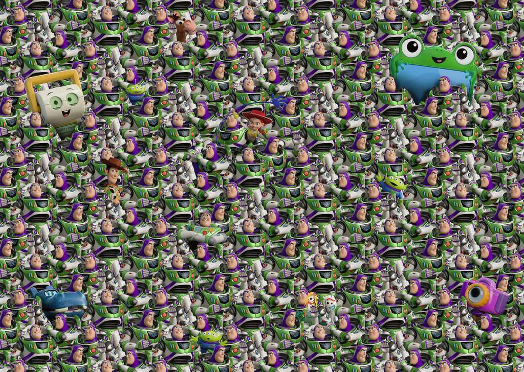 Puzzel 1000 stukjes - Toy Story: Buzz Lightyear Challenge