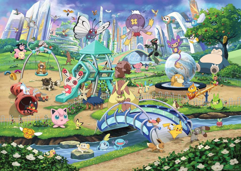 Puzzel 1000 stukjes - Pokémon Breakout 1