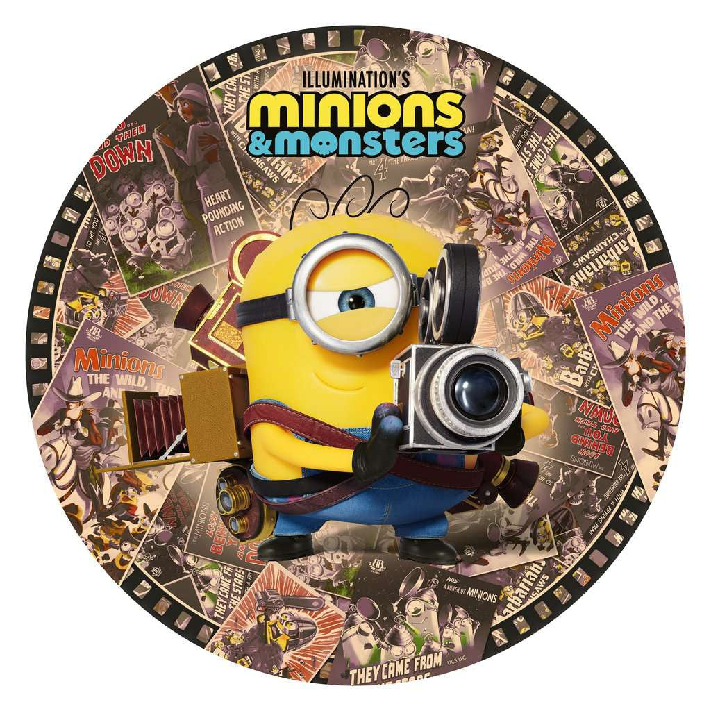 Ronde puzzel 500 stukjes - Minions: Keep it Classy