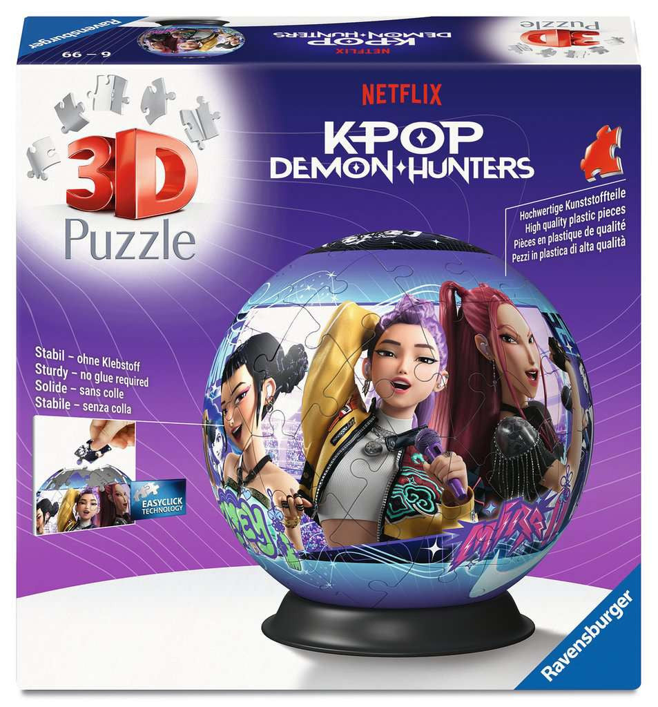 3D Puzzel 72 stukjes - KPop Demon Hunters