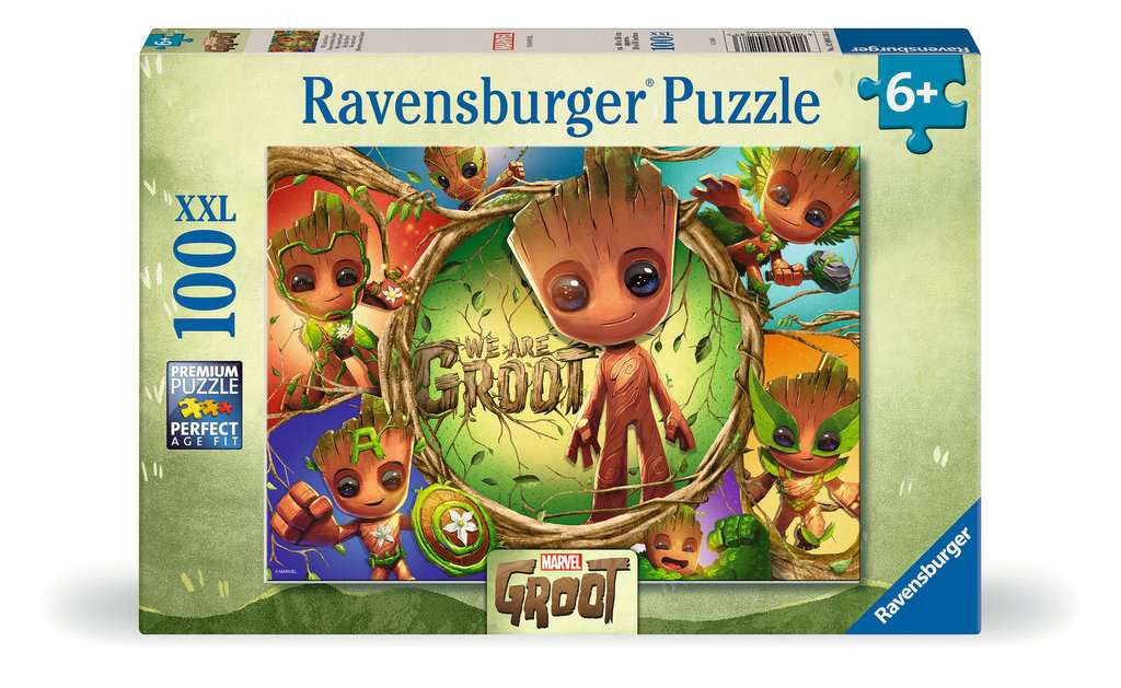 Kinderpuzzel 100 XXL stukjes - Marvel Groot