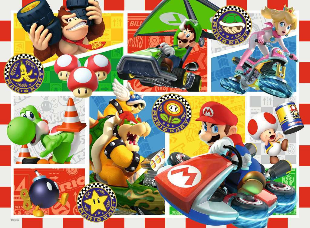 Kinderpuzzel 150 XXL stukjes - Mario Kart
