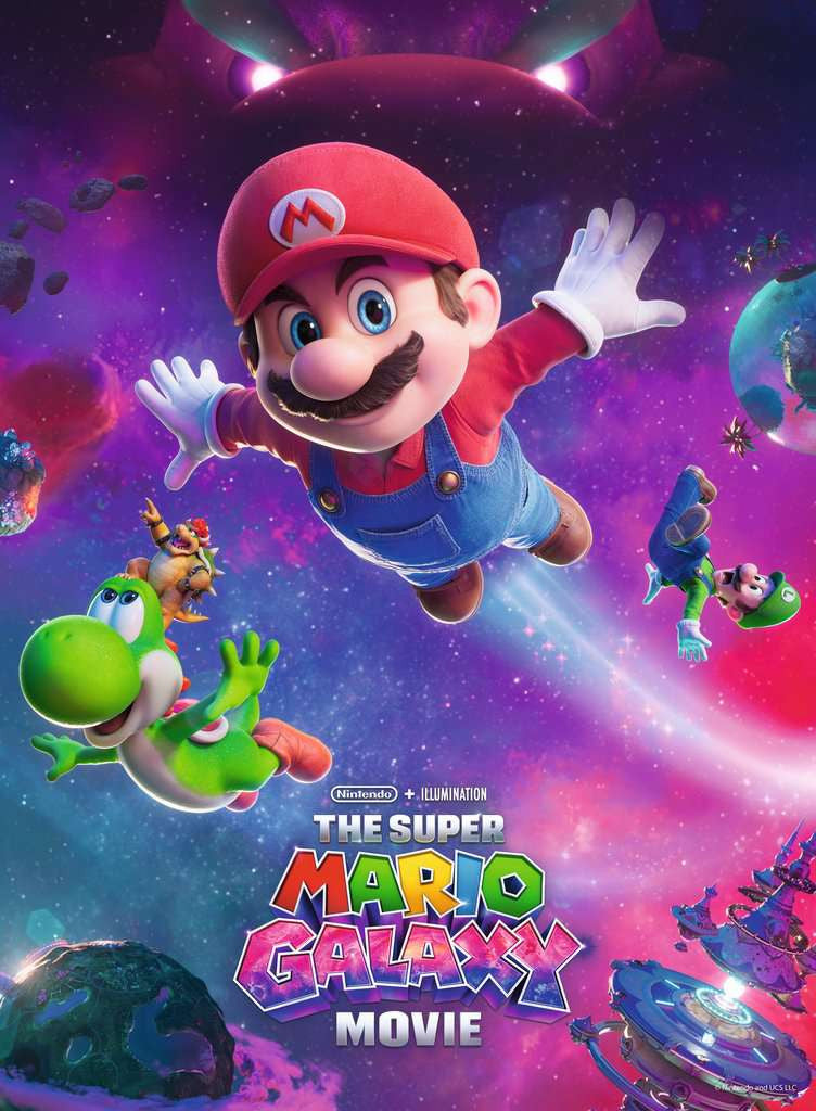 Kinderpuzzel 300 XXL stukjes - Super Mario Galaxy Movie