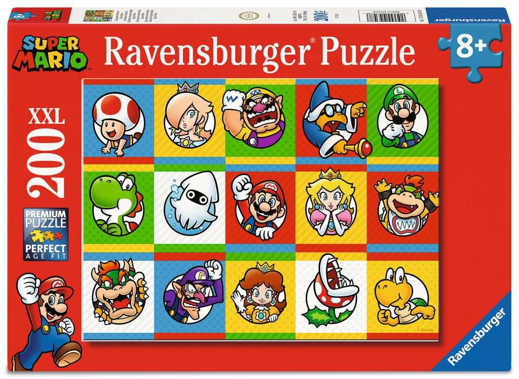 Kinderpuzzel 200 XXL stukjes - Super Mario