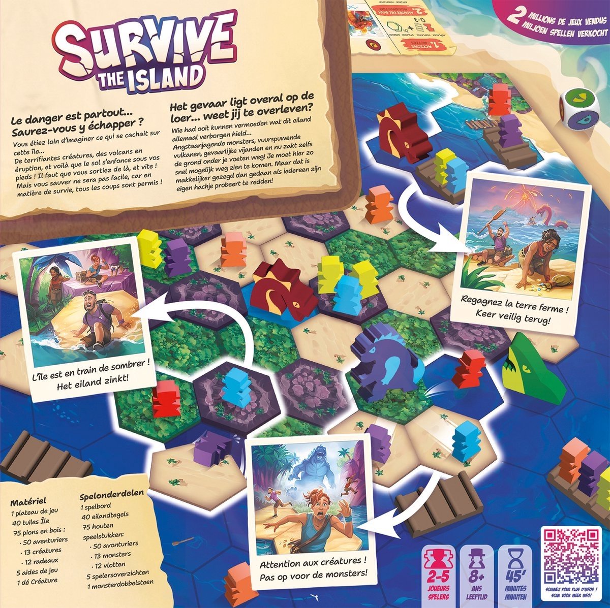 Survive the Island - Bordspel van 8 jaar - FR/NL