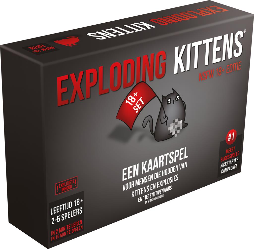Exploding Kittens - NSFW Editie (Nederlandstalige versie)