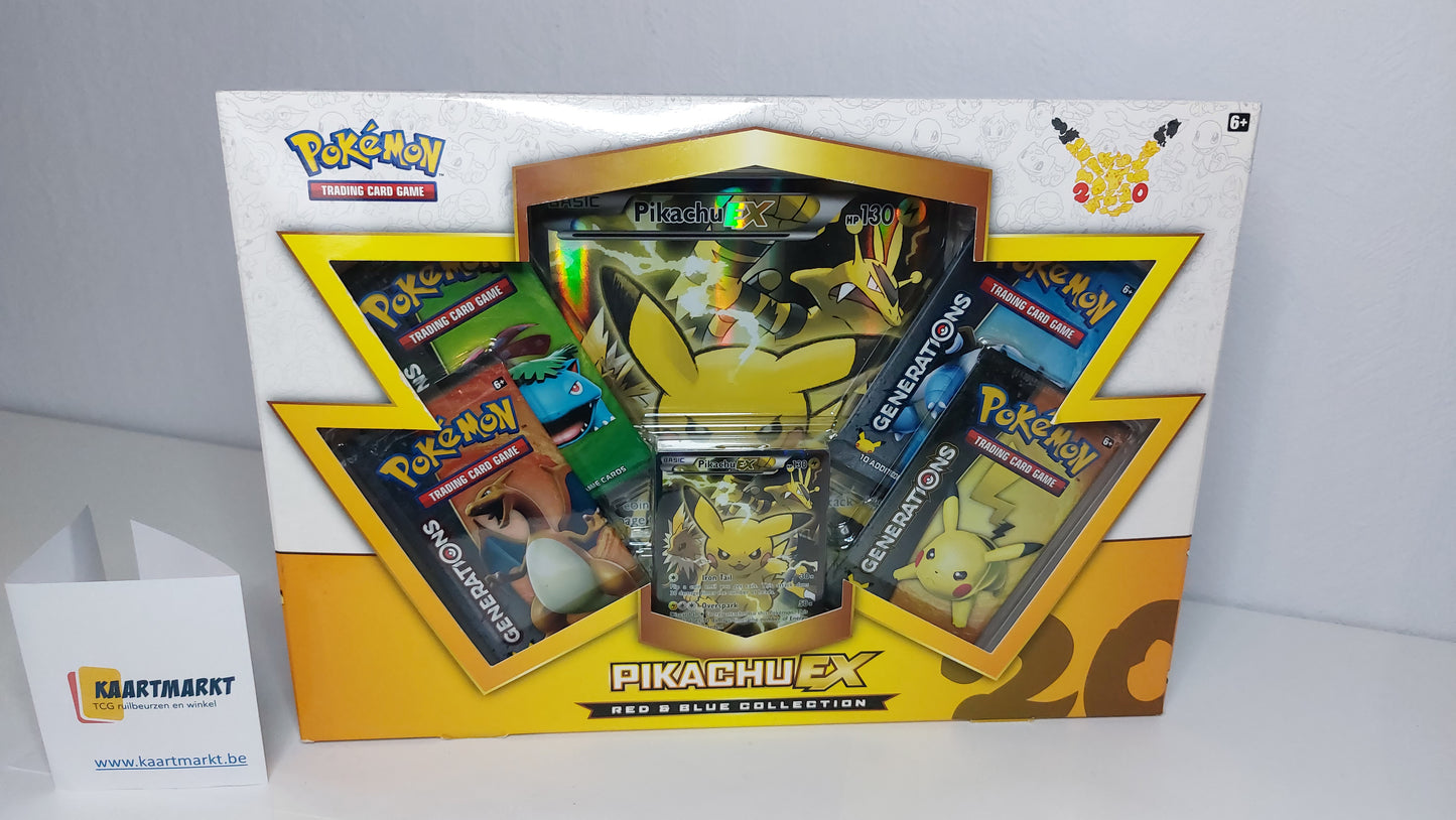 Red & Blue Collections: Pikachu EX Collection