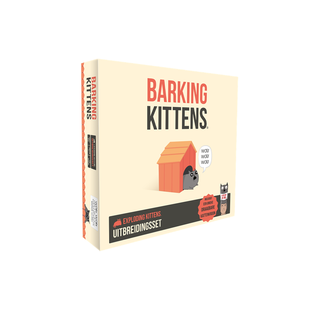 Exploding Kittens: Barking Kittens - Uitbreiding van 7 jaar - NL
