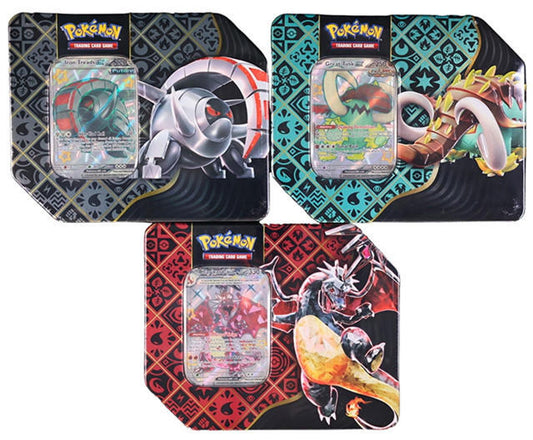 Pokemon Paldean Fates Tins SET OF 3 (USA ONLY)