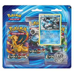 Evolutions: Black Kyurem 3-Pack Blister (Enkel afhalen in Temse - Geen Verzending)