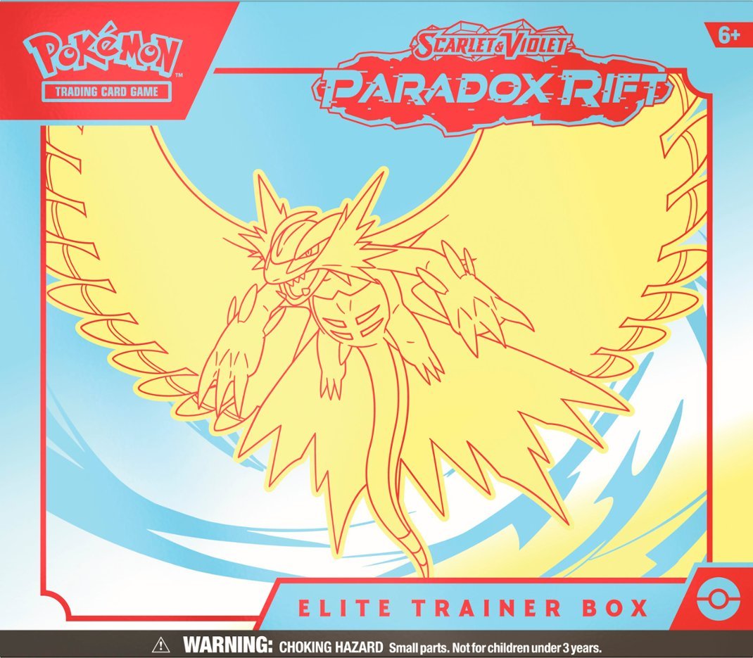 Scarlet & Violet Paradox Rift Elite Trainer Box (Roaring Moon)