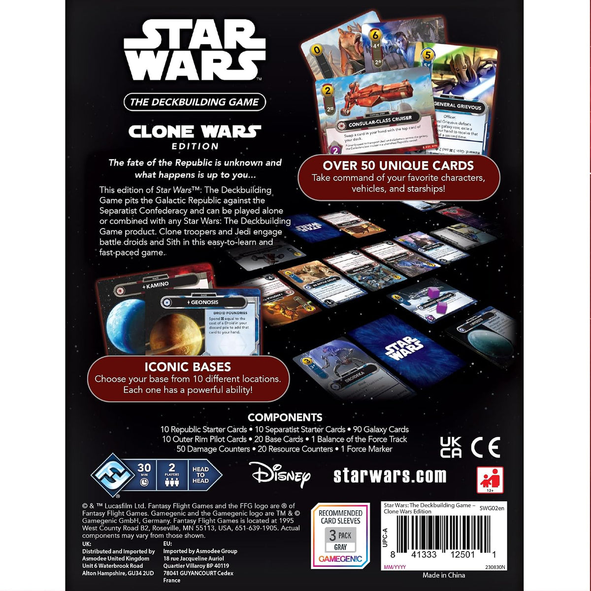 Star Wars: The Deckbuilding Game - Clone Wars Edition - Kaartspel van 12 jaar - EN