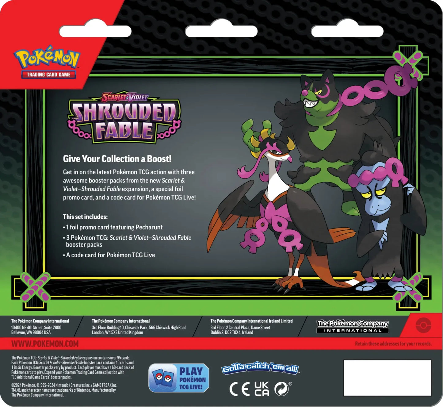 Shrouded Fable  – 3 Pack Blister Pecharunt