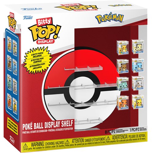 Funko Bitty Pop! Pokémon Poké Ball Display Bundle met 8 figuurtjes