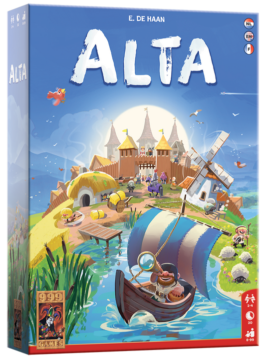 Alta - kaartspel van 999 Games (FR/NL/EN)