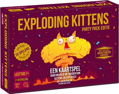 Exploding Kittens Party Pack - Kaartspel van 8 jaar - NL