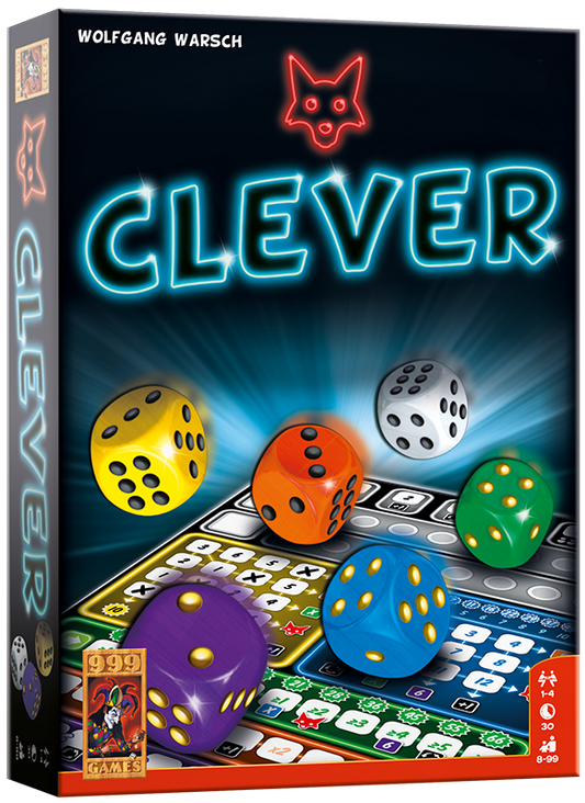 Clever - dobbelspel van 999 Games (NL)