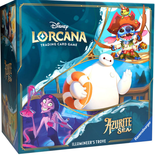 Disney Lorcana - Azurite Sea Illumineer's Trove Preorder release 15 november 2024