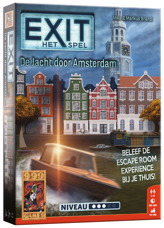 EXIT - De Jacht door Amsterdam - escaperoomspel van 999 Games (NL)