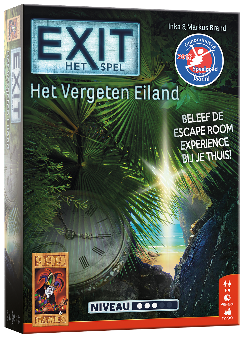 EXIT - Het Vergeten Eiland - escaperoomspel van 999 Games (NL)