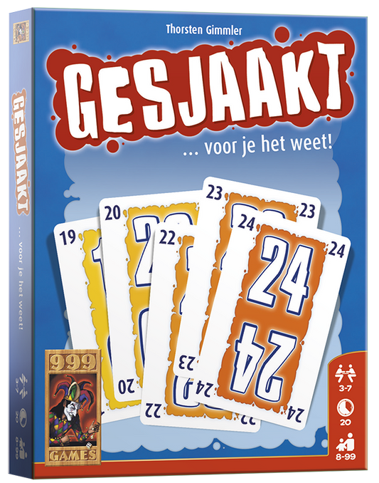 Gesjaakt - kaartspel van 999 Games (NL)