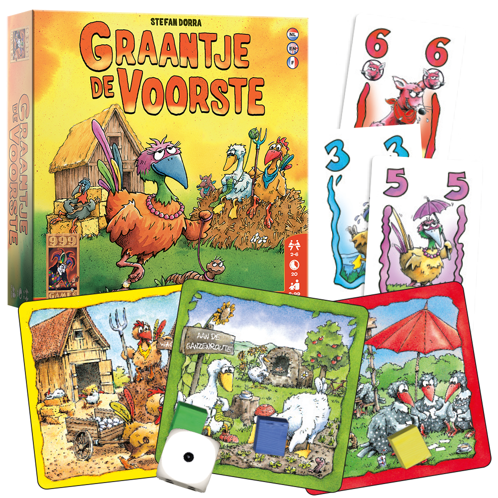 Graantje de Voorste - kaartspel van 999 Games (FR/NL/EN)