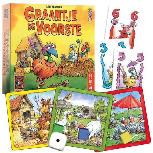 Graantje de Voorste - kaartspel van 999 Games (FR/NL/EN)