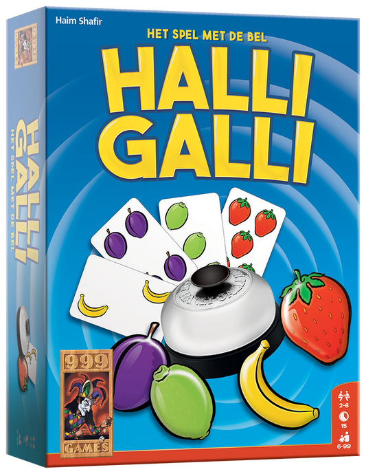 Halli Galli - reactiespel van 999 Games (NL)