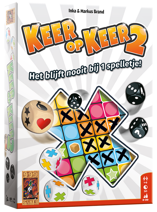 Keer op Keer 2 - dobbelspel van 999 Games (NL)