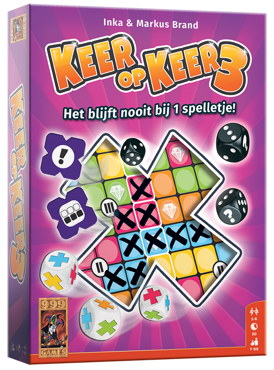 Keer op Keer 3 - dobbelspel van 999 Games (NL)