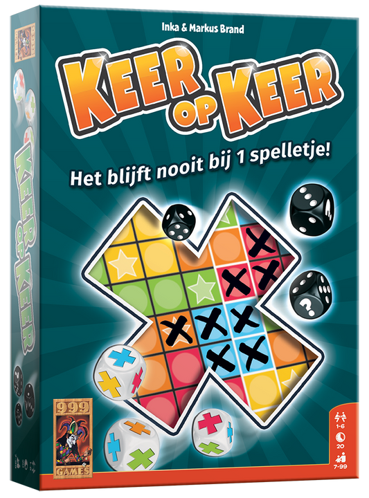 Keer op Keer - dobbelspel van 999 Games (NL)