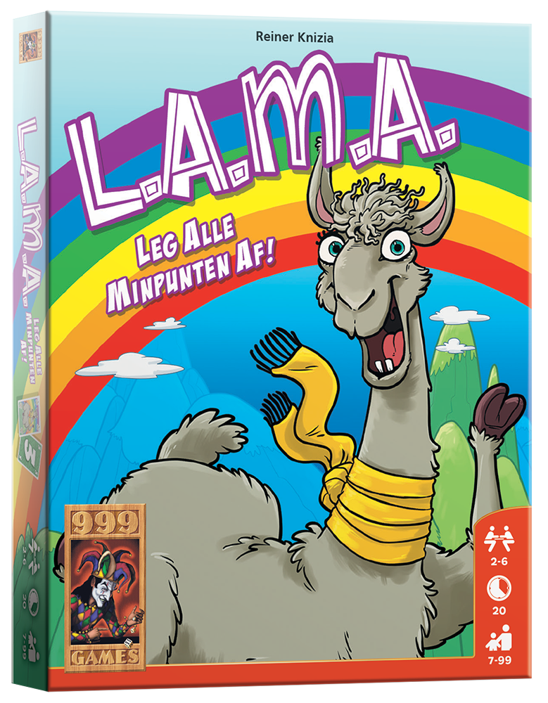 L.A.M.A. - kaartspel van 999 Games (NL)