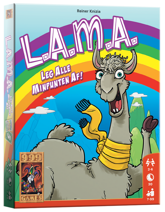 L.A.M.A. - kaartspel van 999 Games (NL)