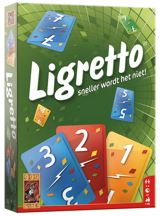 Ligretto Groen - kaartspel van 999 Games (NL)