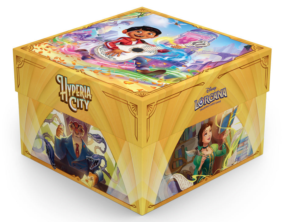 Disney Lorcana Hyperia City Illumineer's Trove met 8 boosters en accessoires, Engelstalig