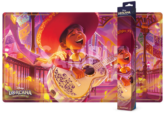 Disney Lorcana Hyperia City speelmat met Miguel uit Coco van Ravensburger