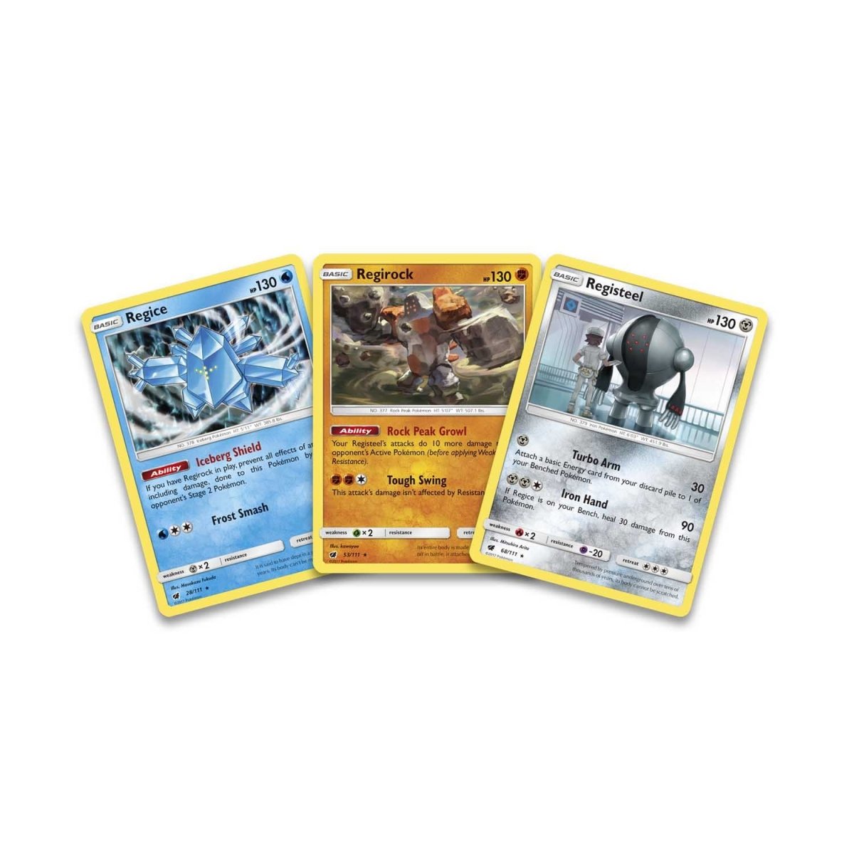 Regirock, Regice & Registeel - Blister - EN