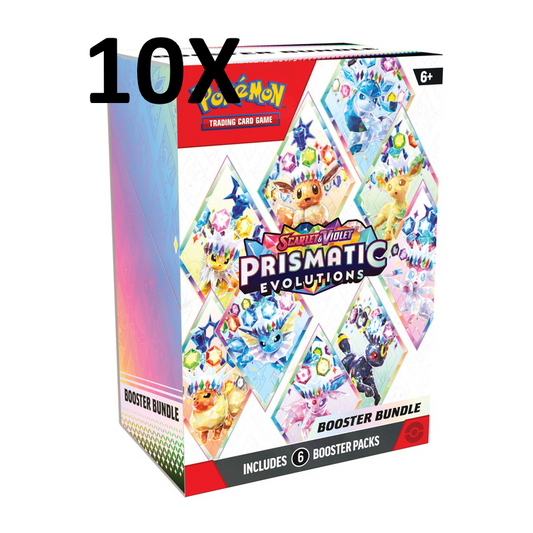 Pokémon TCG Prismatic Evolutions Booster Bundle SEALED DISPLAY Preoder - verwachte Release date 7 maart 2025