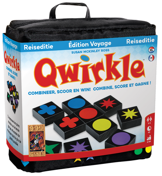Qwirkle Reiseditie - bordspel van 999 Games (FR/NL)