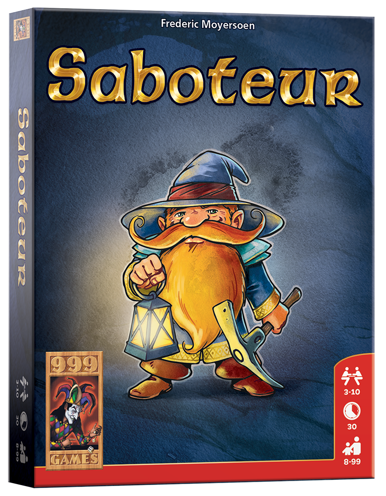 Saboteur - kaartspel van 999 Games (NL)
