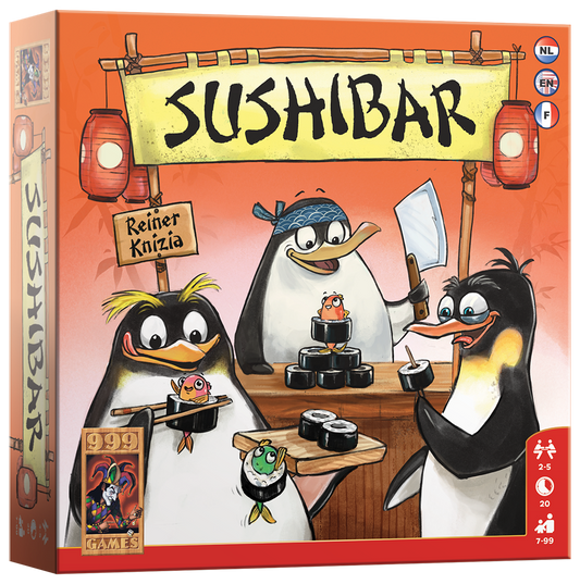 Sushibar - dobbelspel van 999 Games (FR/NL/EN)
