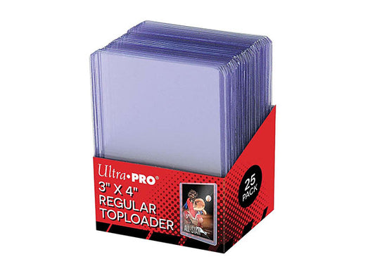 Ultra PRO Regular Toploader 3" x 4" - 25 stuks