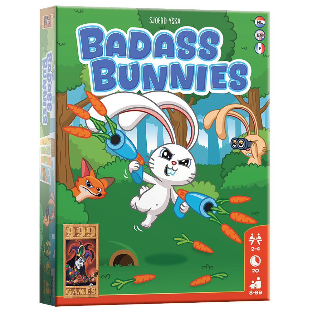 Badass Bunnies - kaartspel van 999 Games (FR/NL/EN)