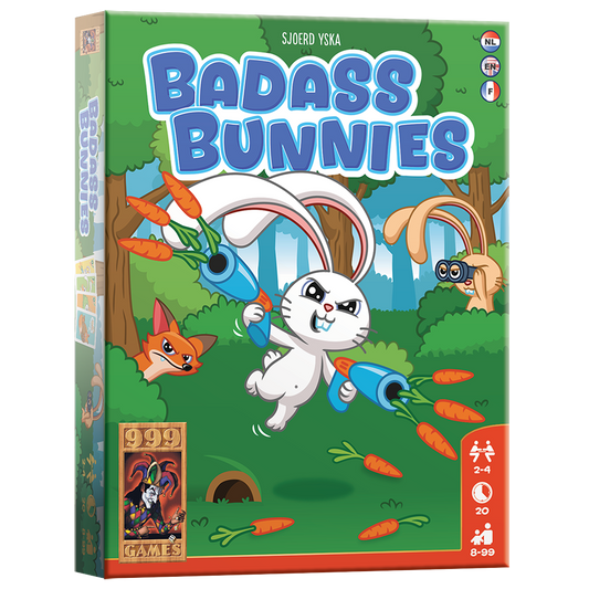 Badass Bunnies - kaartspel van 999 Games (FR/NL/EN)