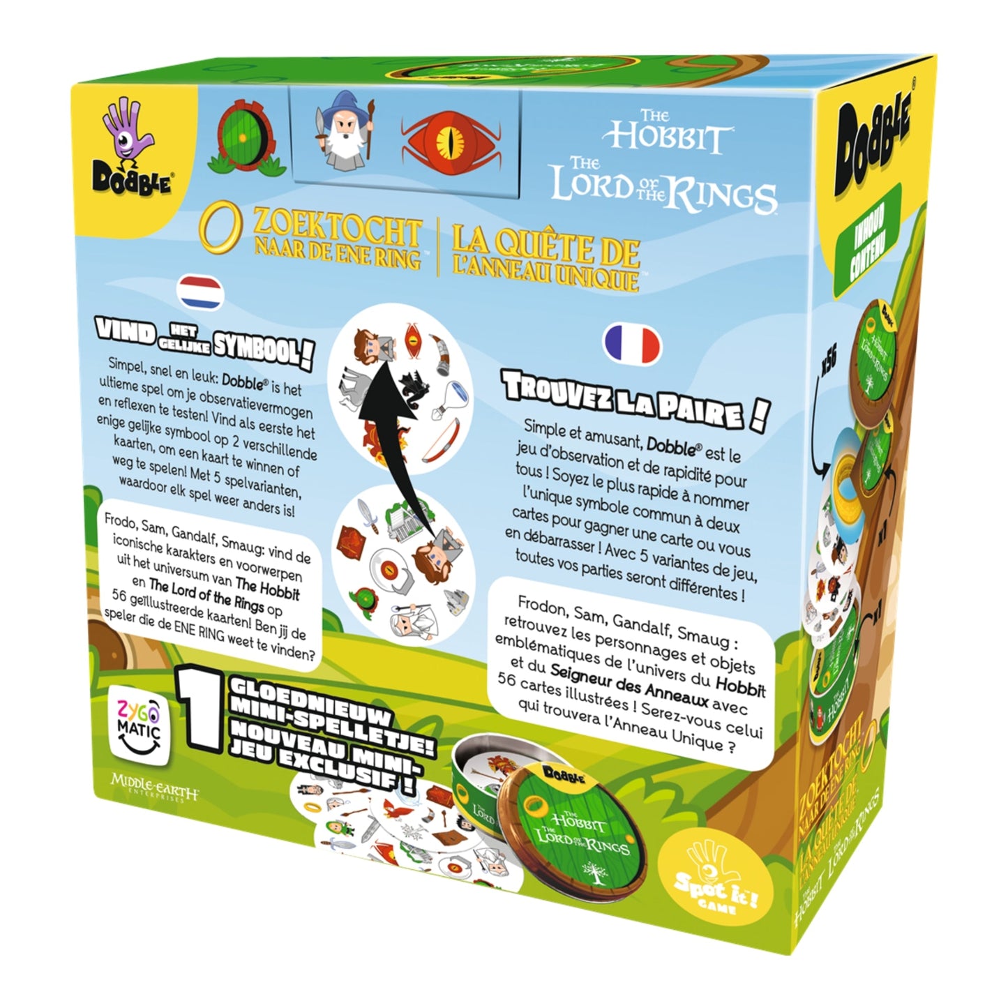 Dobble Lord of the Rings - Kaartspel van 6 jaar - FR/NL