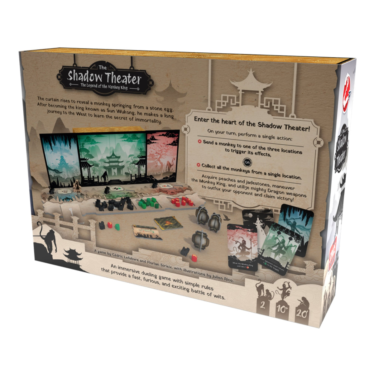 The Shadow Theater: The Legend of the Monkey King - Bordspel van 10 jaar - EN