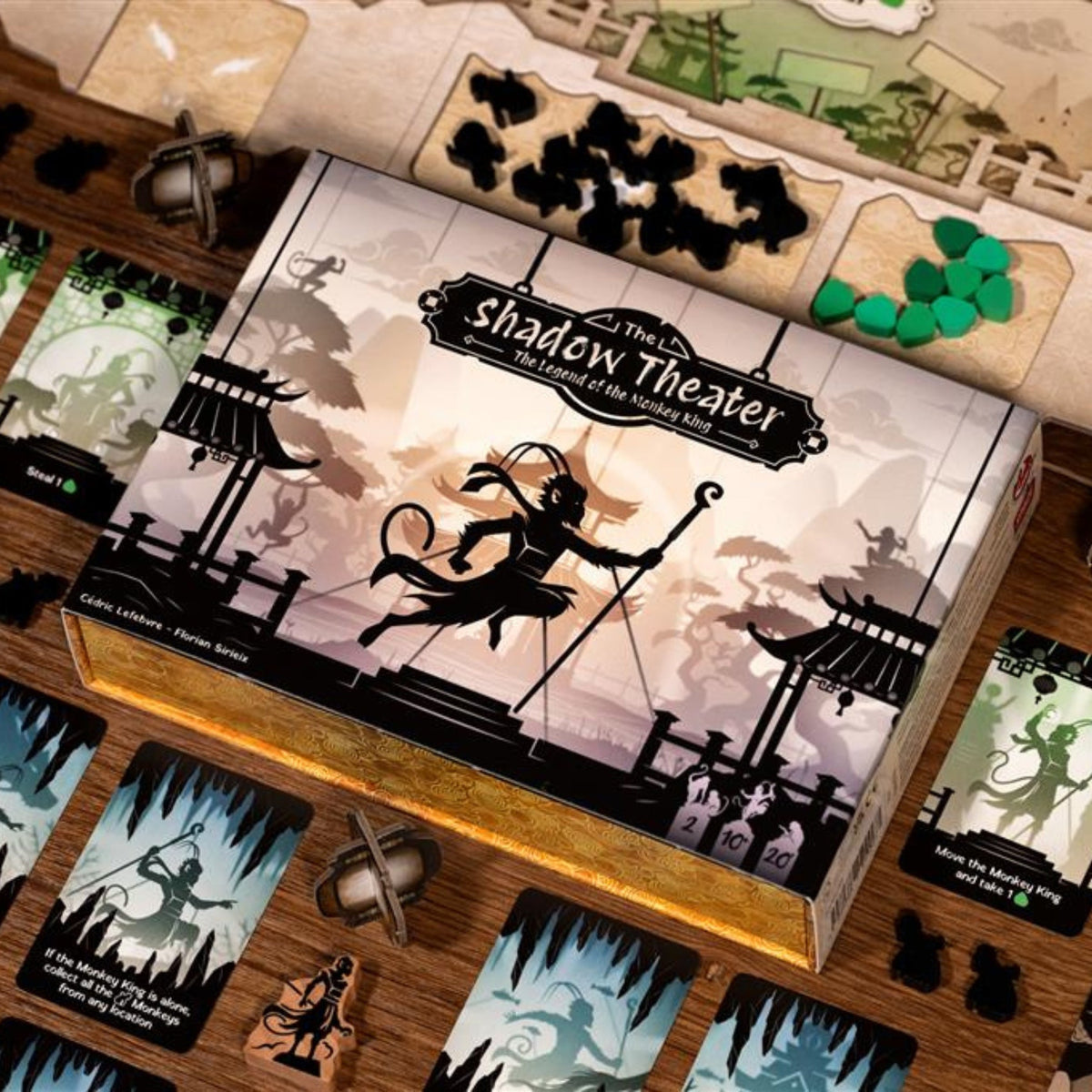 The Shadow Theater: The Legend of the Monkey King - Bordspel van 10 jaar - EN