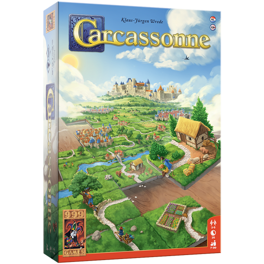 Carcassonne Basisspel - bordspel van 999 Games (NL/EN)