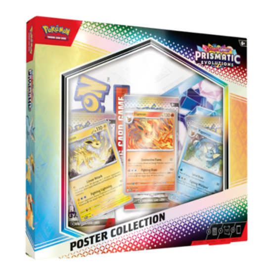 Pokémon TCG Prismatic Evolutions Poster Collection - verwachte Release date 17 januari 2025