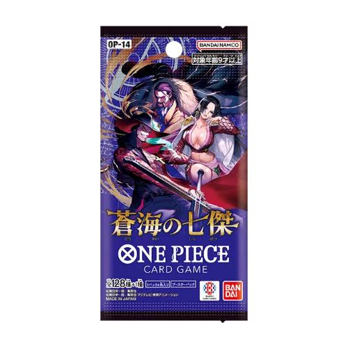 One Piece Card Game: OP-14 The Seven Warlords of the Sea - Booster - JP